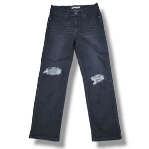 Levi's Jeans Size 29 Women's Levi's 724 High Rise Straight Jeans Distressed Torn